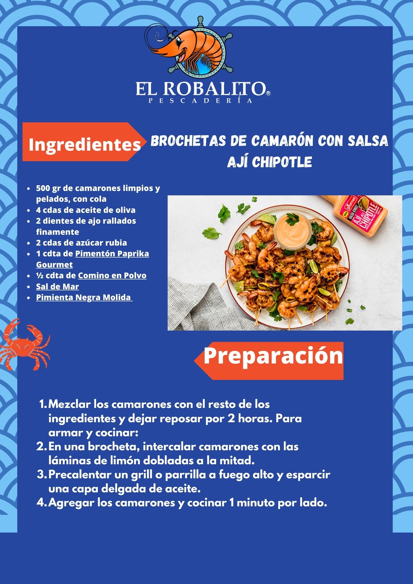 Receta de Mariscos 1