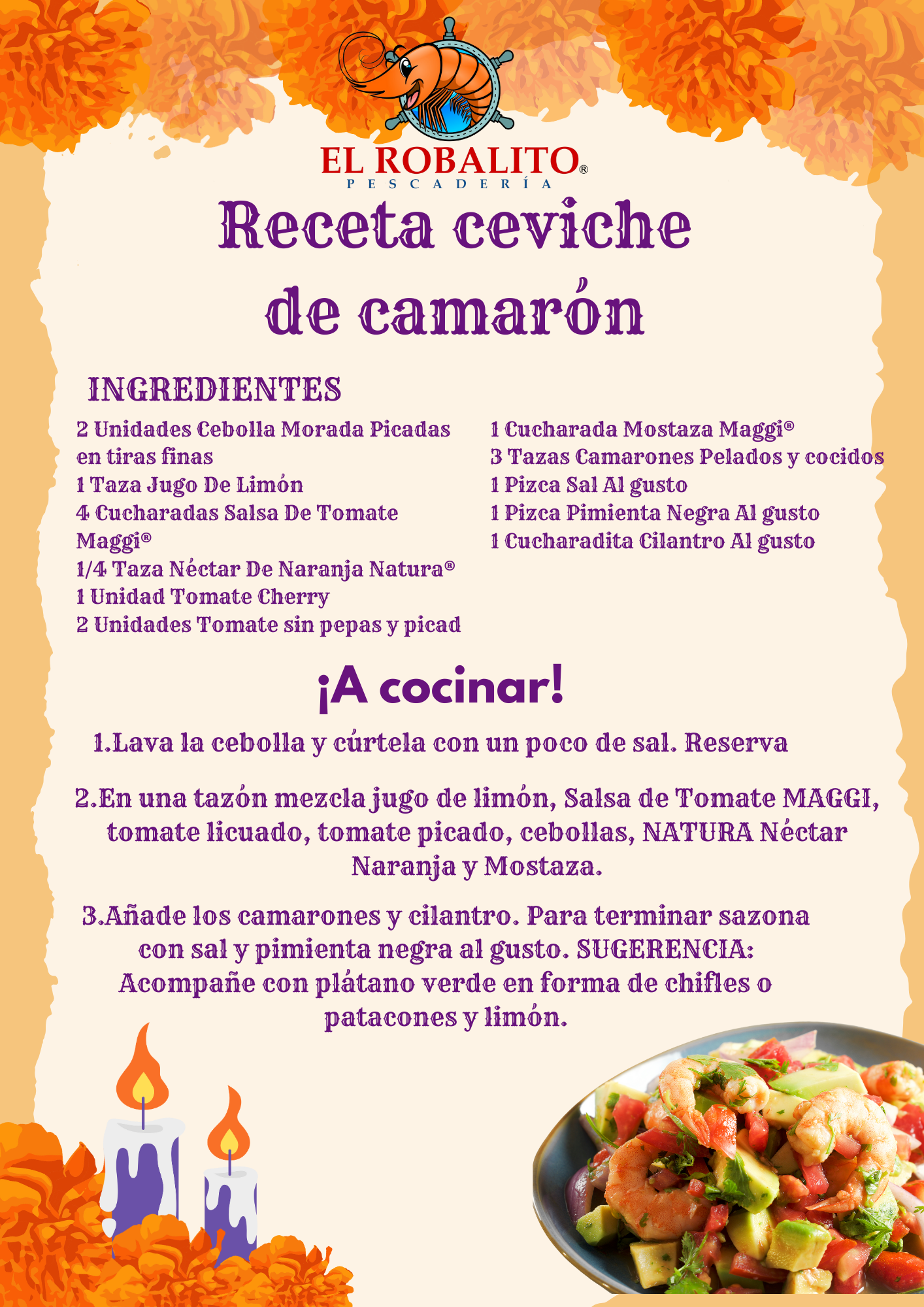 Receta de Mariscos 2